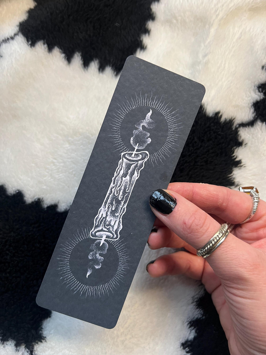 Candle Illustration Bookmark