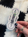 Dotwork Candle Art Sticker