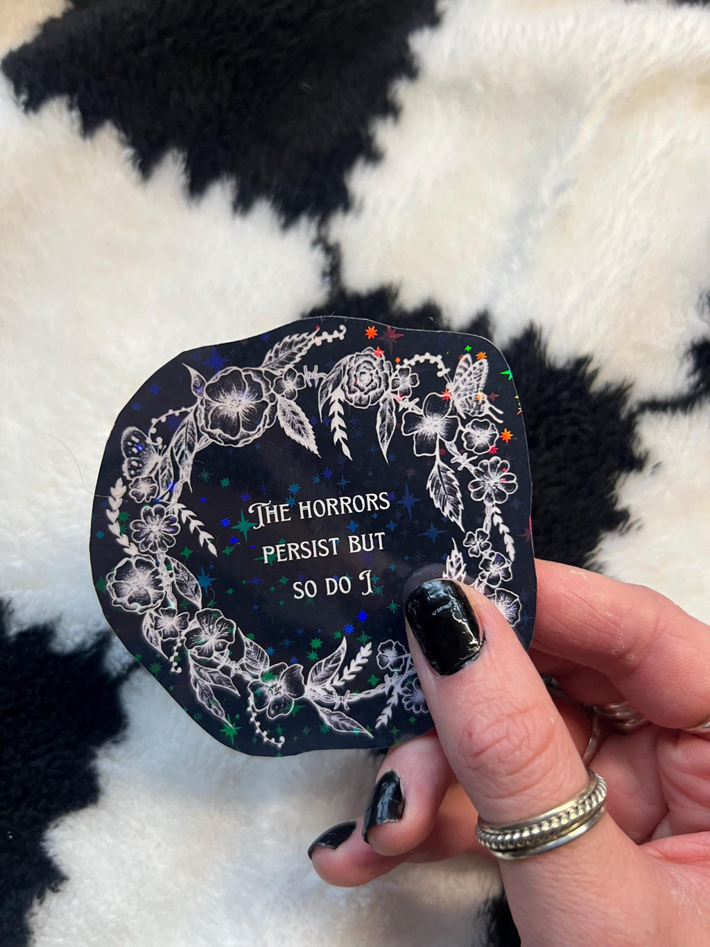 The Horrors Persist Sticker
