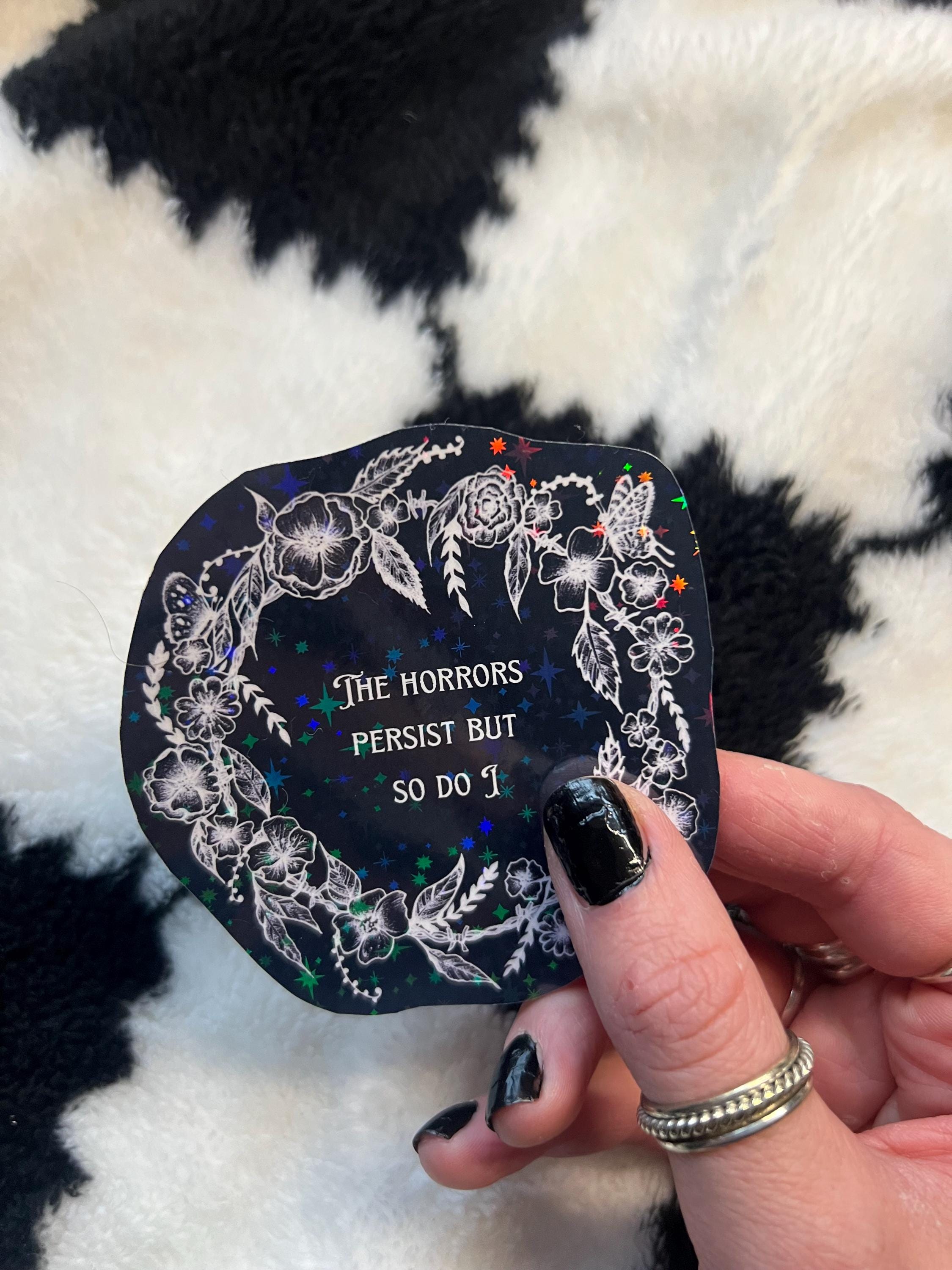 The Horrors Persist Sticker