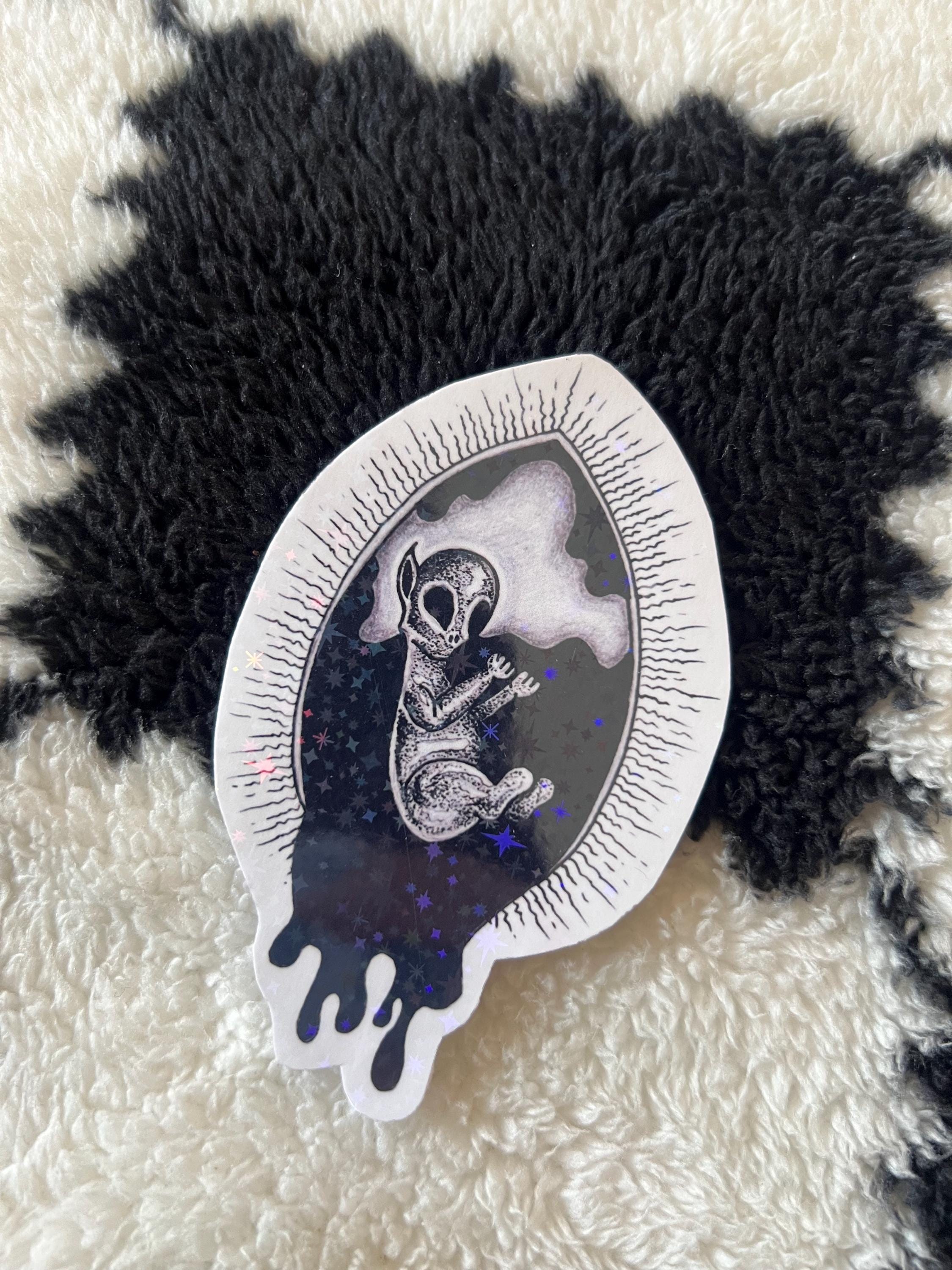 Gothic Alien Sticker