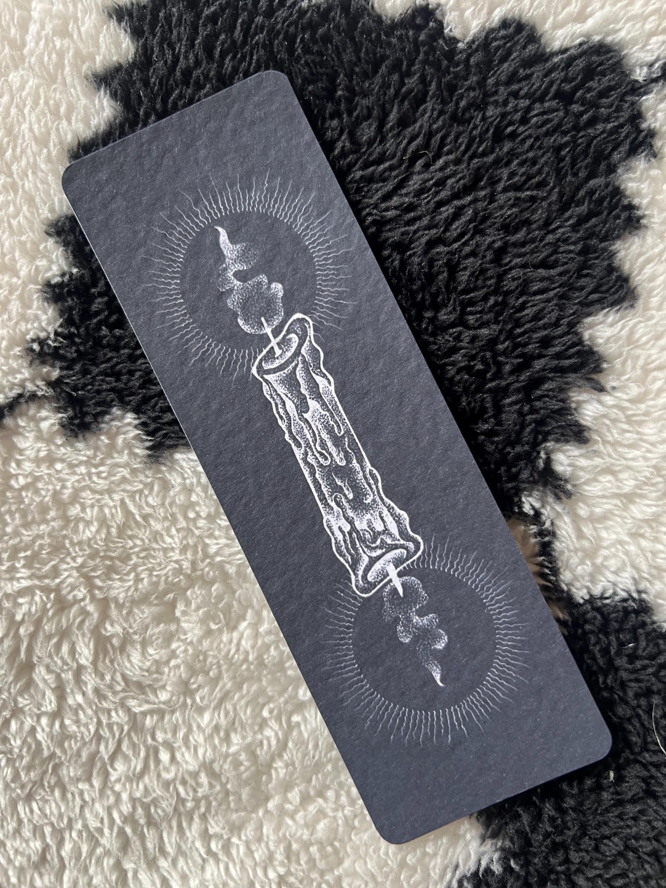 Candle Illustration Bookmark