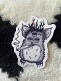 Goth Furby Sticker