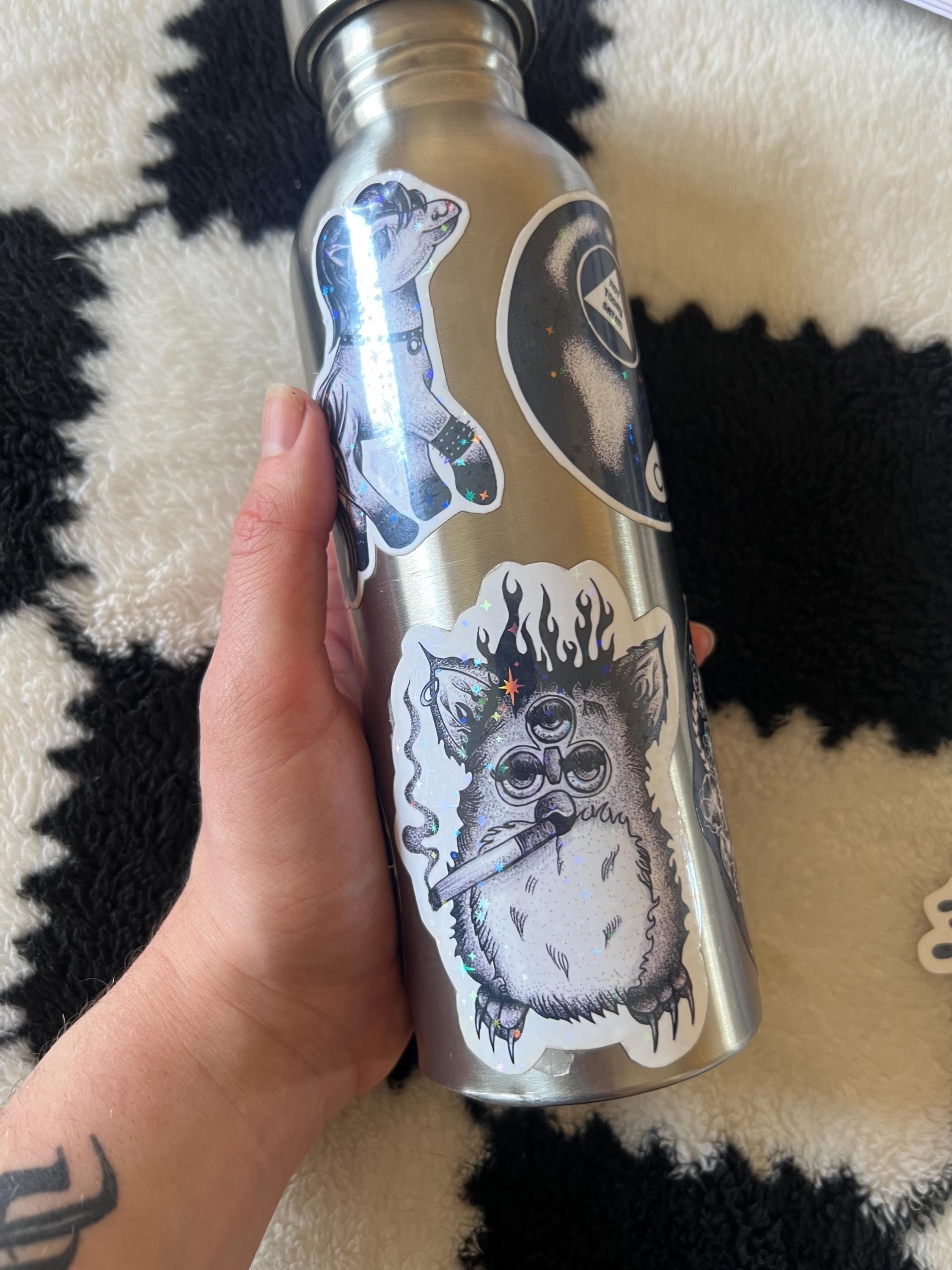 Goth Furby Sticker