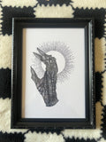 Lord of the Rings Sauron's Gauntlet A4 Art Print