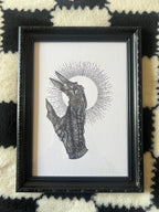 Lord of the Rings Sauron's Gauntlet A4 Art Print