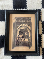 Magpie Art Print, A4 wall art, blackwork dotwork drawing, Matchbox Design