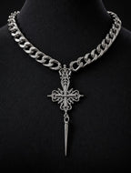 Sintra Chunky Cross Chain Necklace