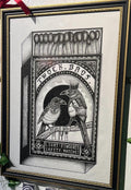 Magpies Matchbox A3 Art Print