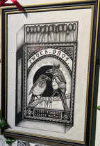 Magpies Matchbox A3 Art Print