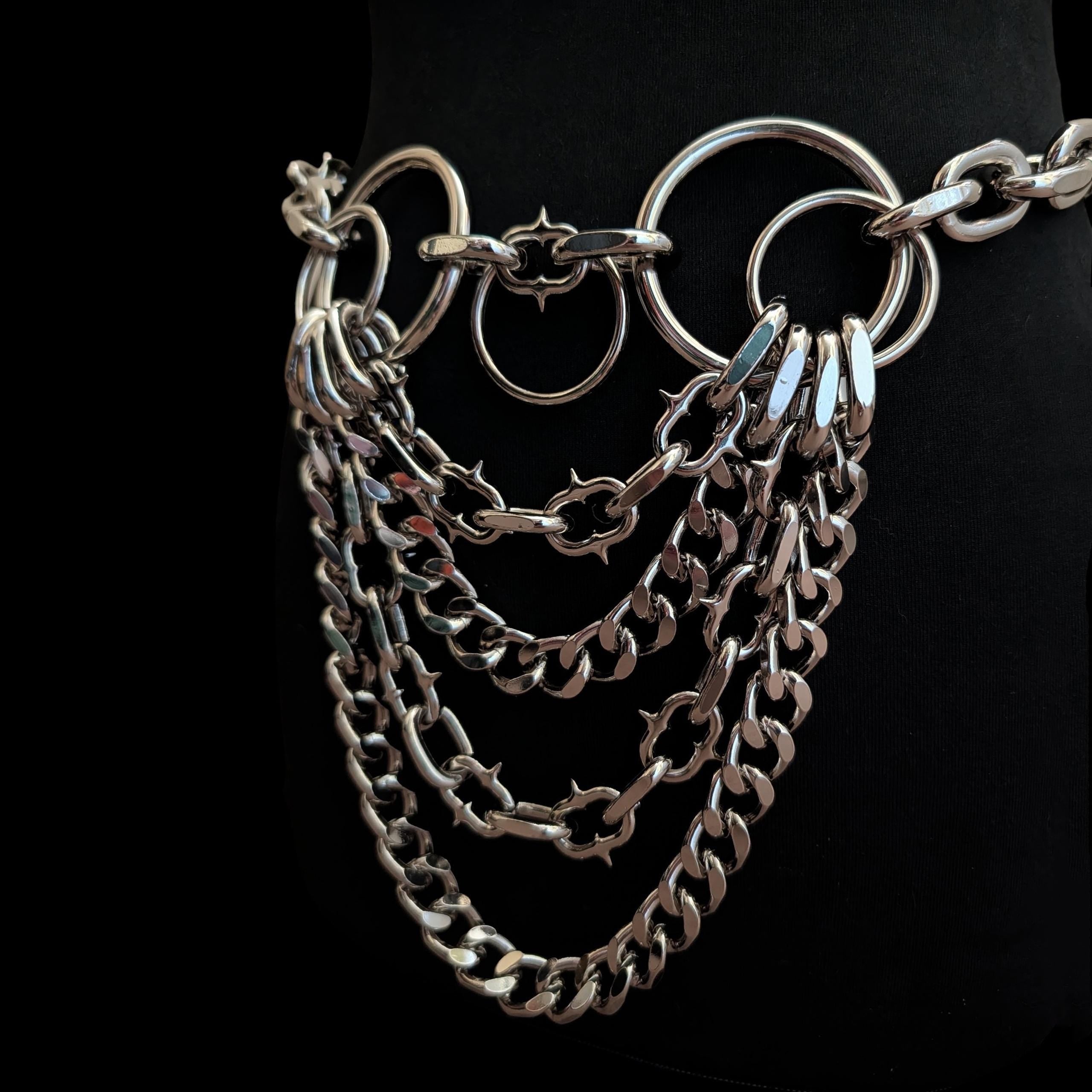 Imperia Waist Chain with Intertwined Rings