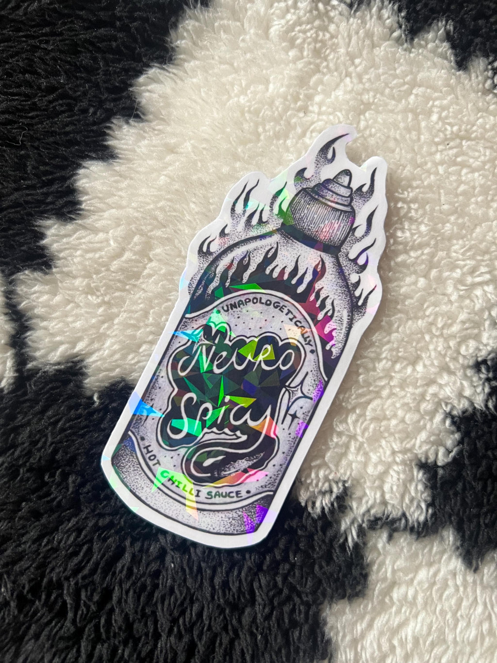 Neurospicy hot chilli sauce Sticker