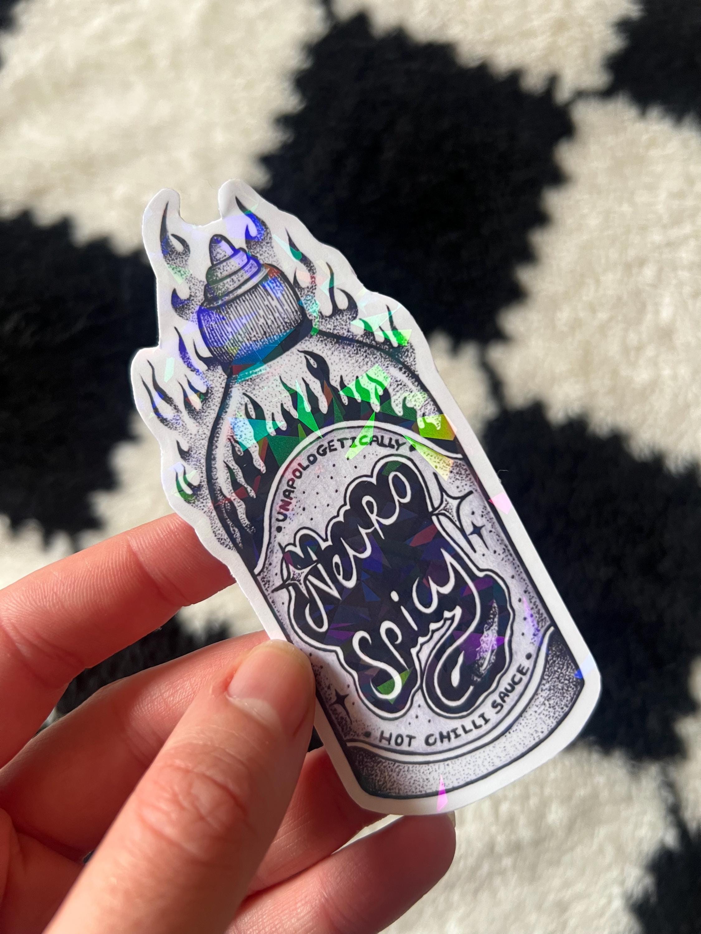 Neurospicy hot chilli sauce Sticker