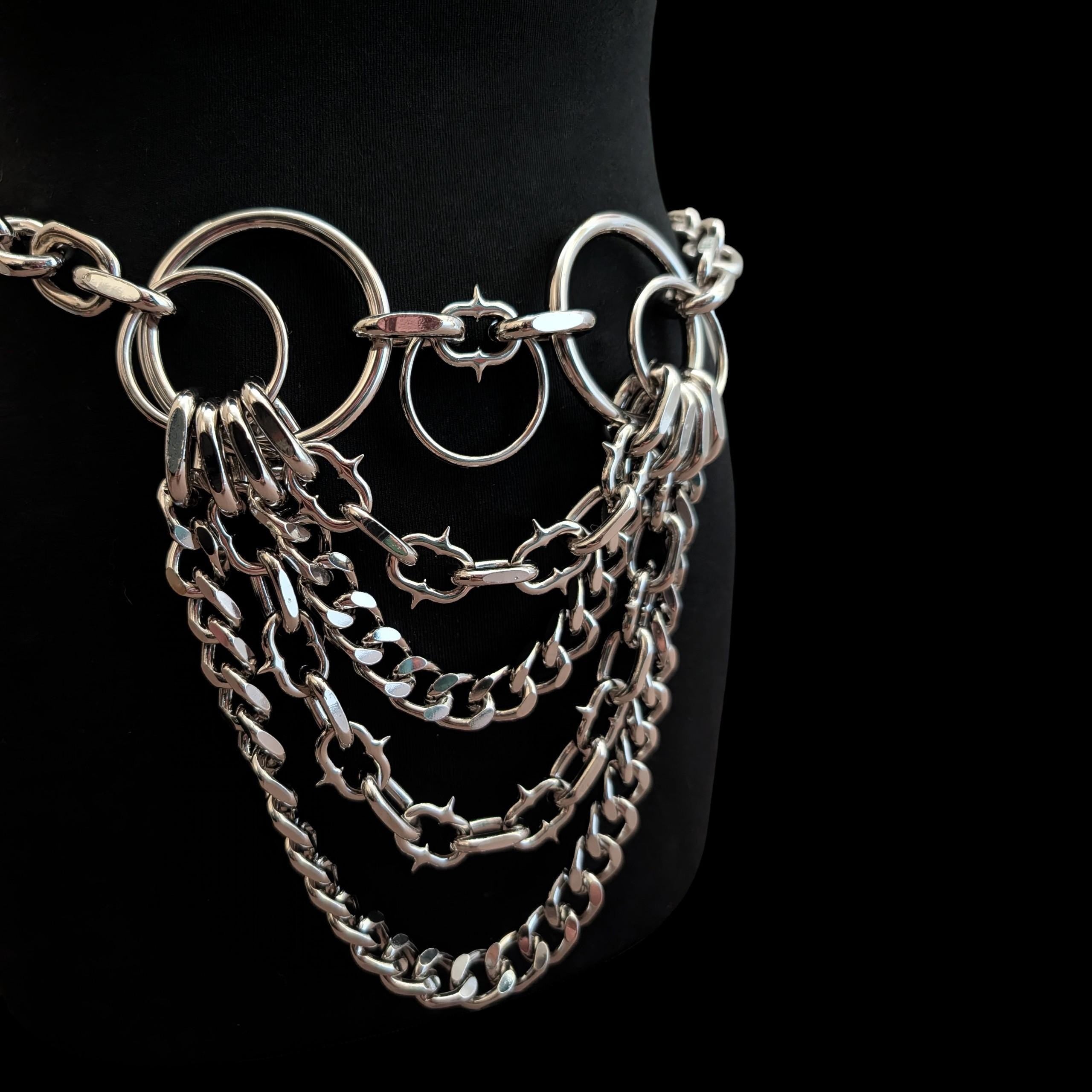 Imperia Waist Chain with Intertwined Rings