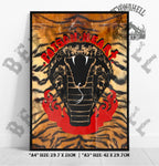 Poison Heart Tiger Stripe Art Print