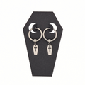 Gravekeeper Hoop Earrings
