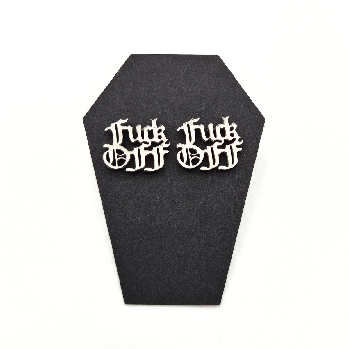 F*CK OFF Stud Earrings