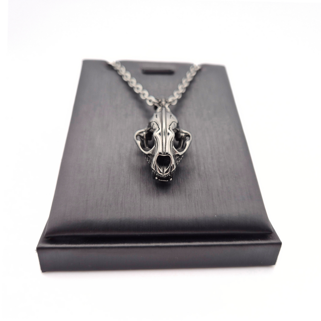 Sabretooth Tiger Skull Necklace
