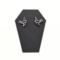 Whispers of the Sky Swallow Stud Earrings
