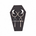Ankh Hoop Earrings
