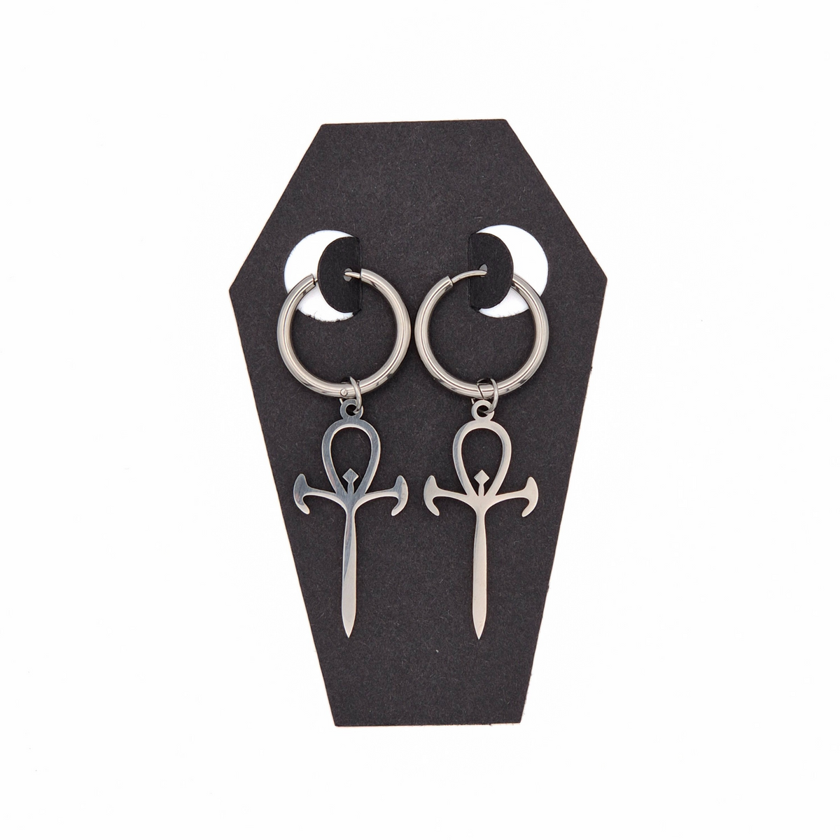 Ankh Hoop Earrings