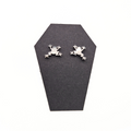 Shadow Hopper Frog Stud Earrings