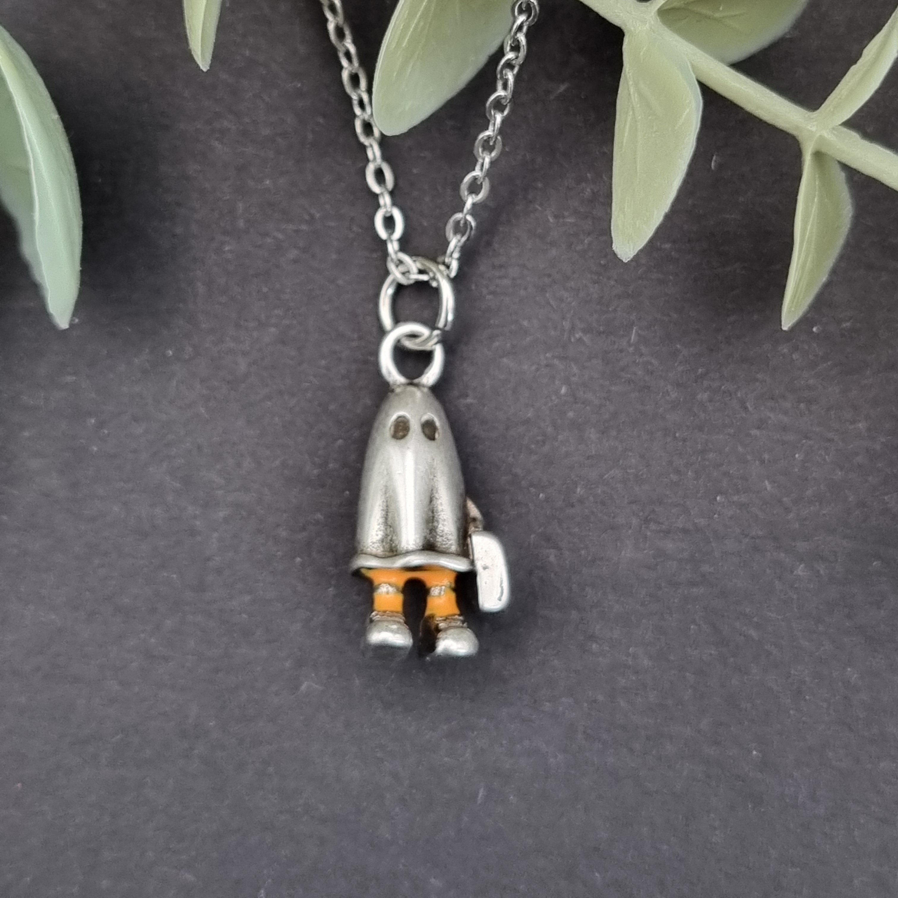 Trick or Treat Ghost Necklace