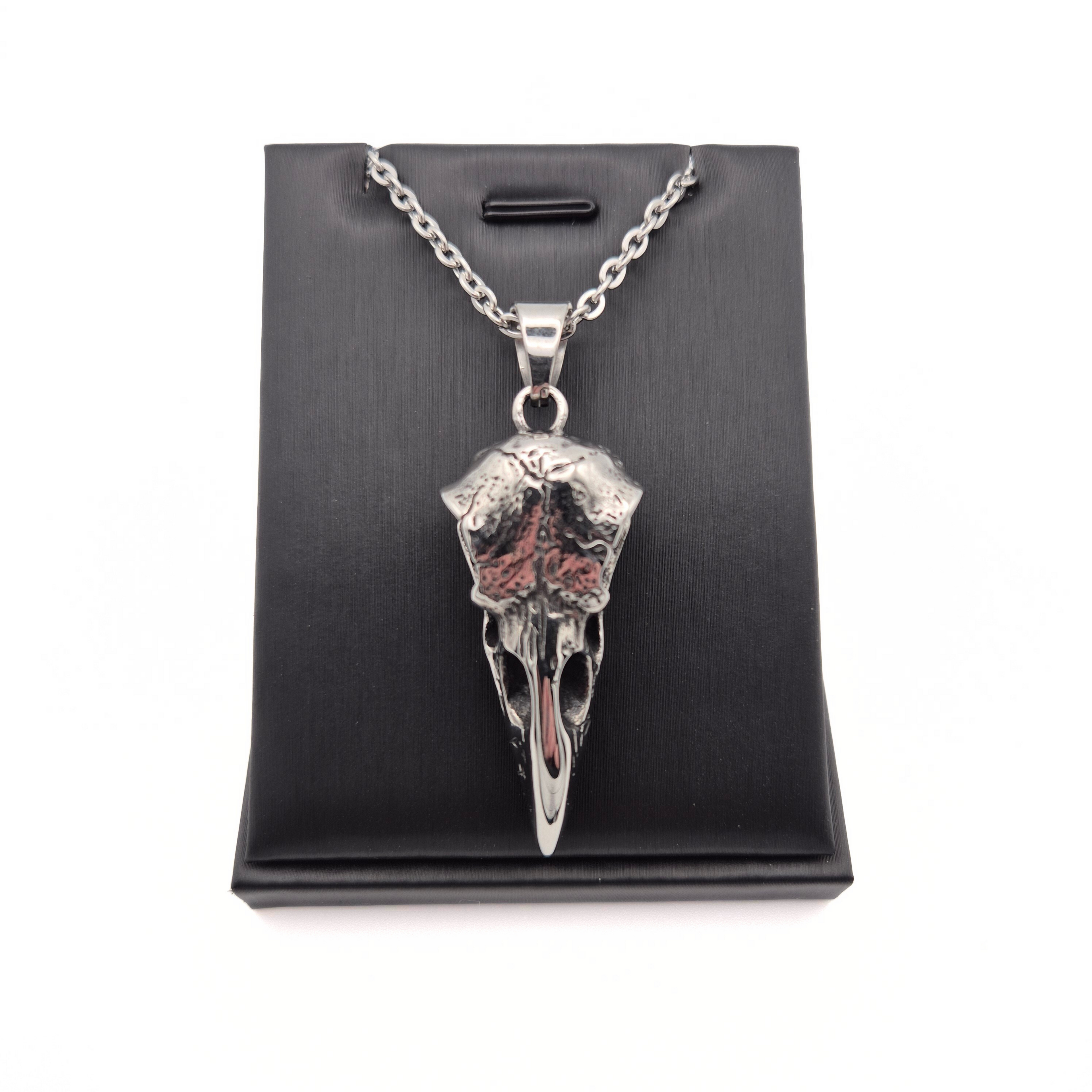 Raven Skull Necklace