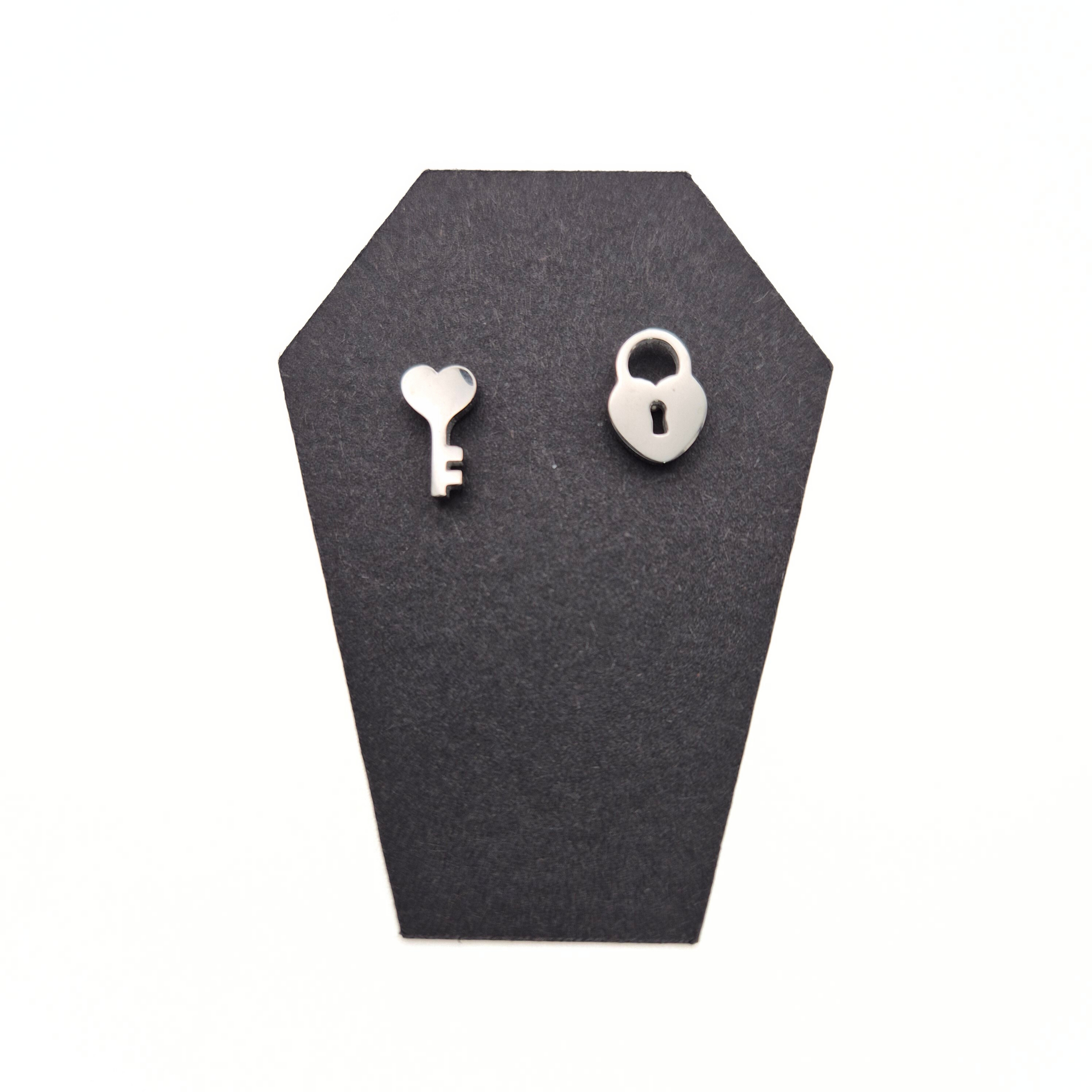 Key to the Dark Stud Earrings