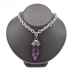 Amethyst Hex Necklace