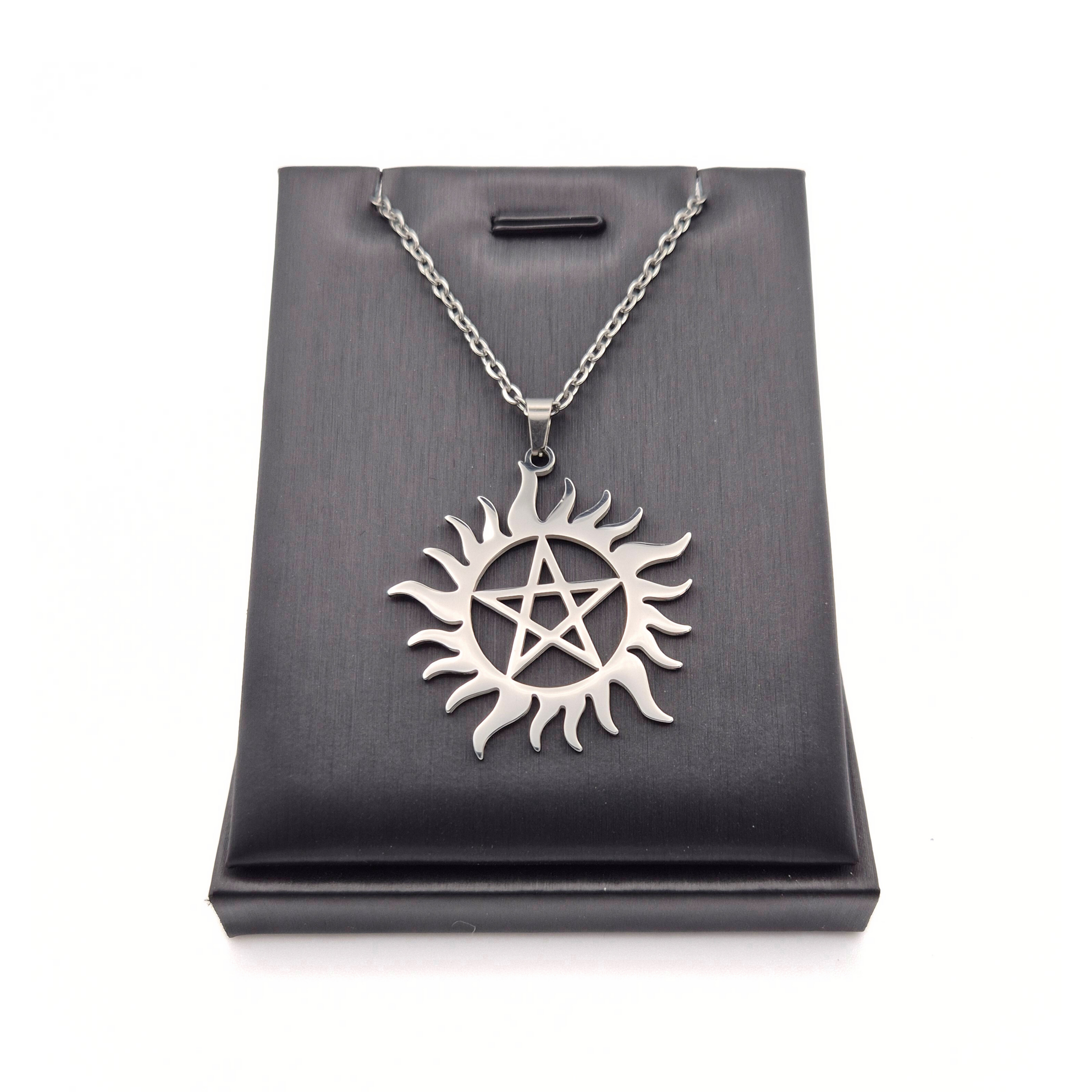 Sunburst Pentacle Necklace (Large)