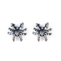 Sterling Silver Spider Stud Earrings