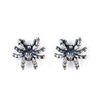 Sterling Silver Spider Stud Earrings