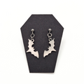 Midnight Bat Stud Earrings