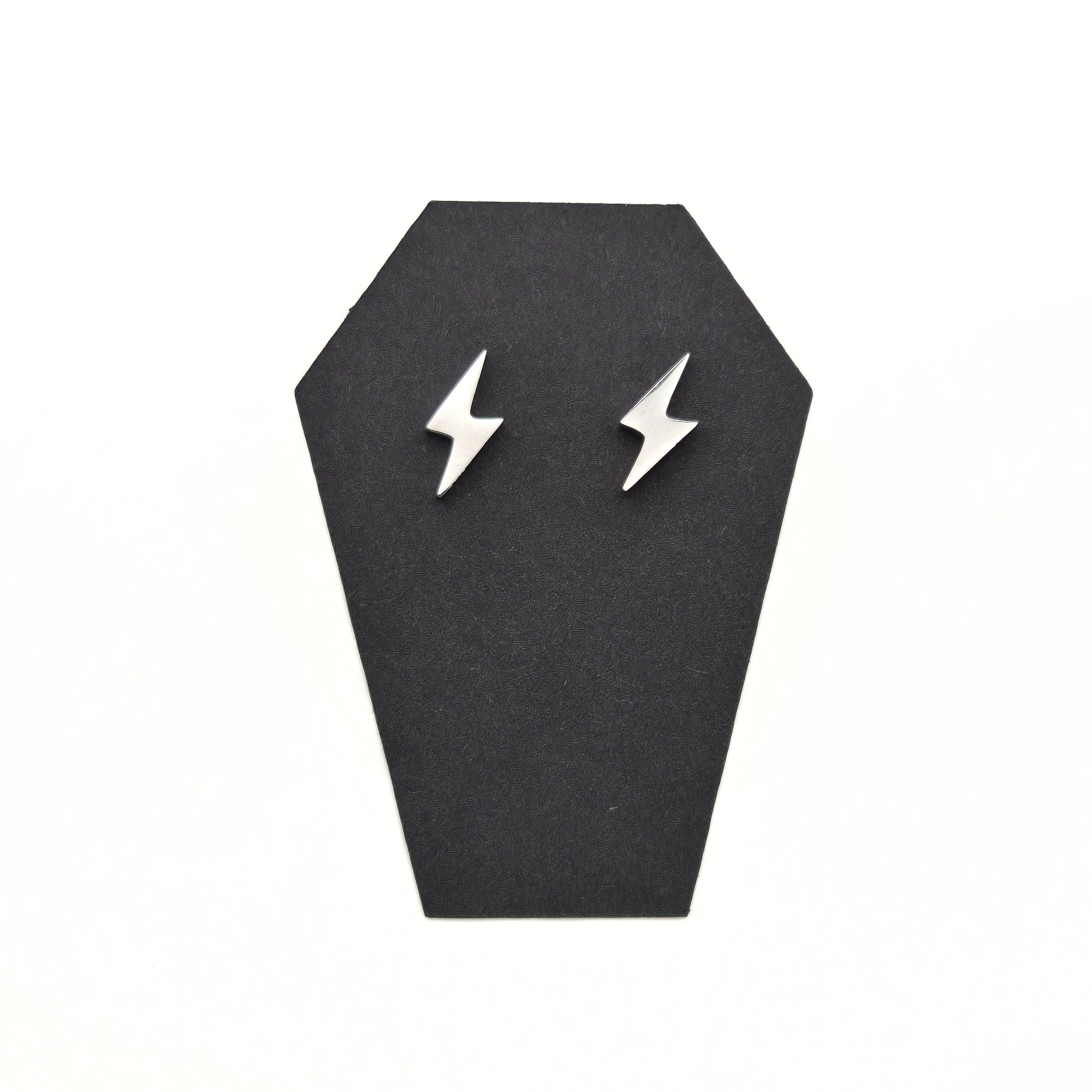 Lightening Bolt Stud Earrings