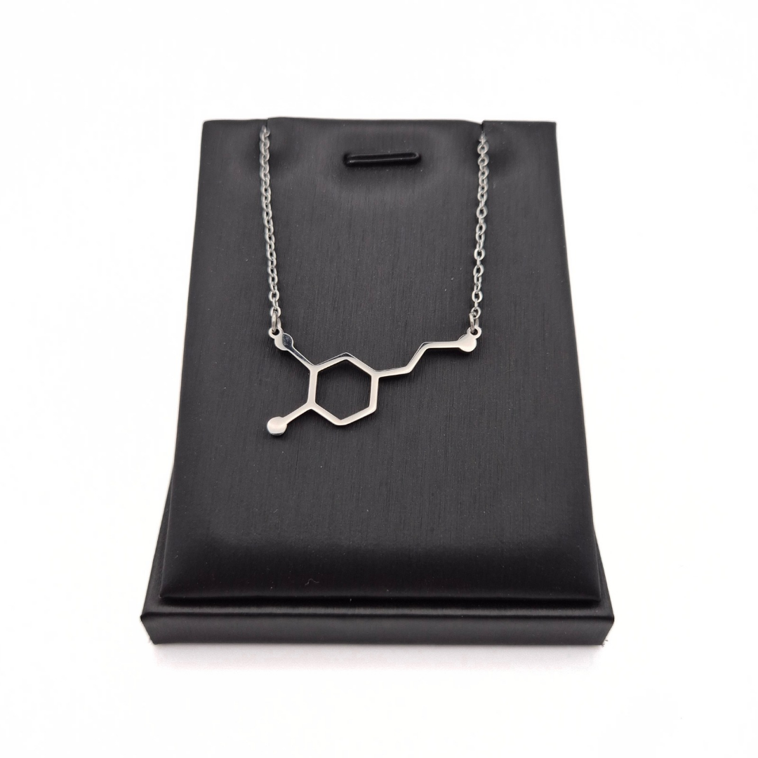 Dopamine Molecule Necklace