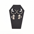 Cosmic Peace Hoop Earrings
