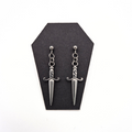 Infernal Dagger Stud Earrings