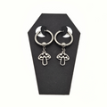 Enchanted Toadstool Hoop Earrings